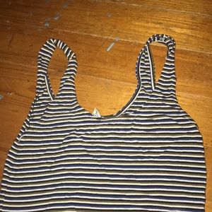 Striped crop top
